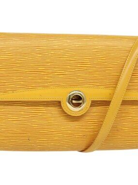 LOUIS VUITTON Epi Arsch Shoulder Bag Yellow M52579 LV Auth 119117